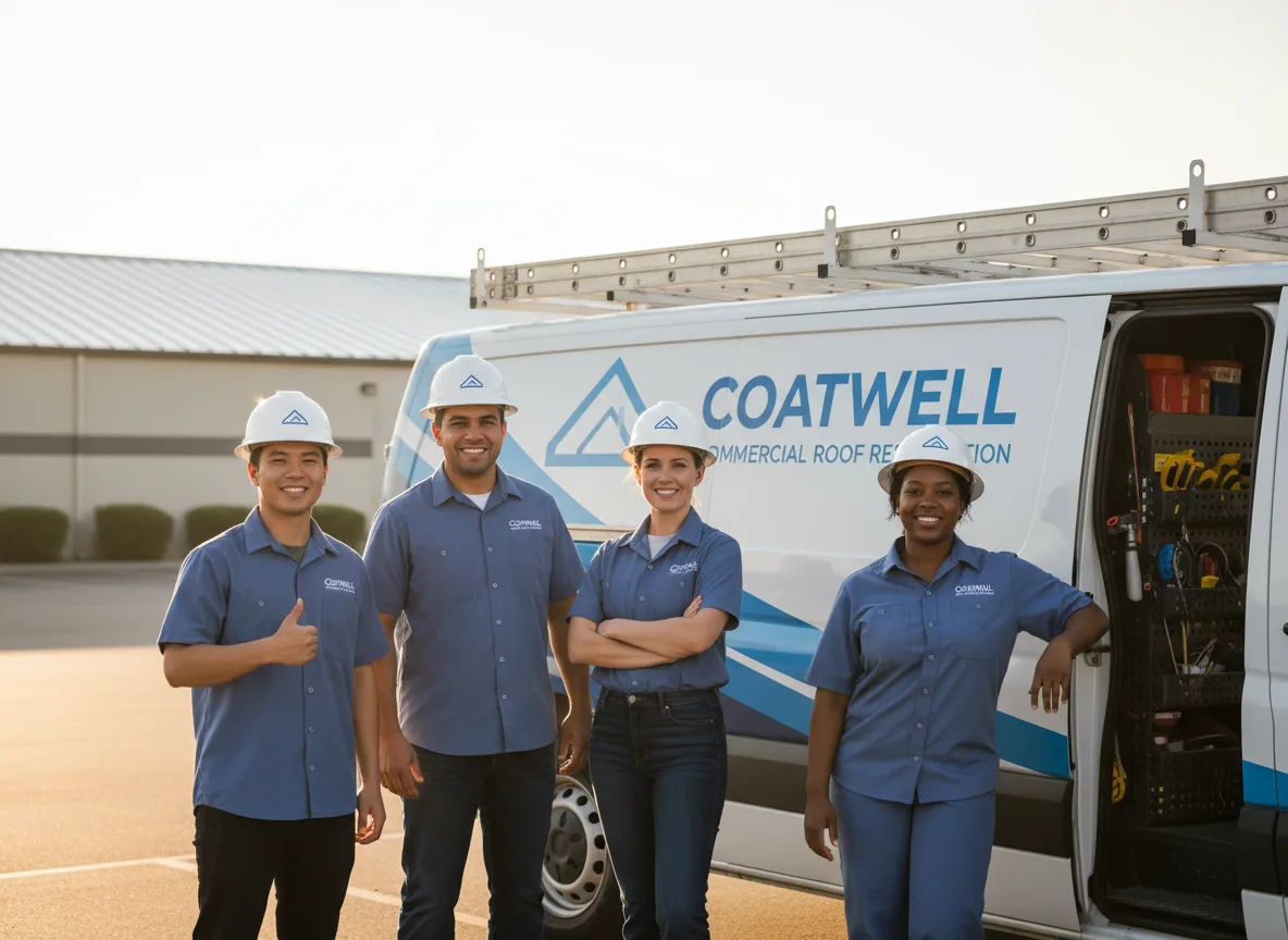 Commercial roof coating company in Troy, IL